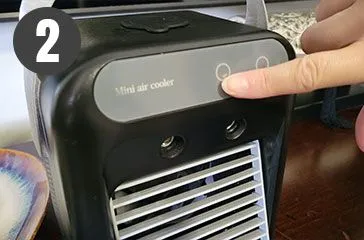 Choose desired temperature